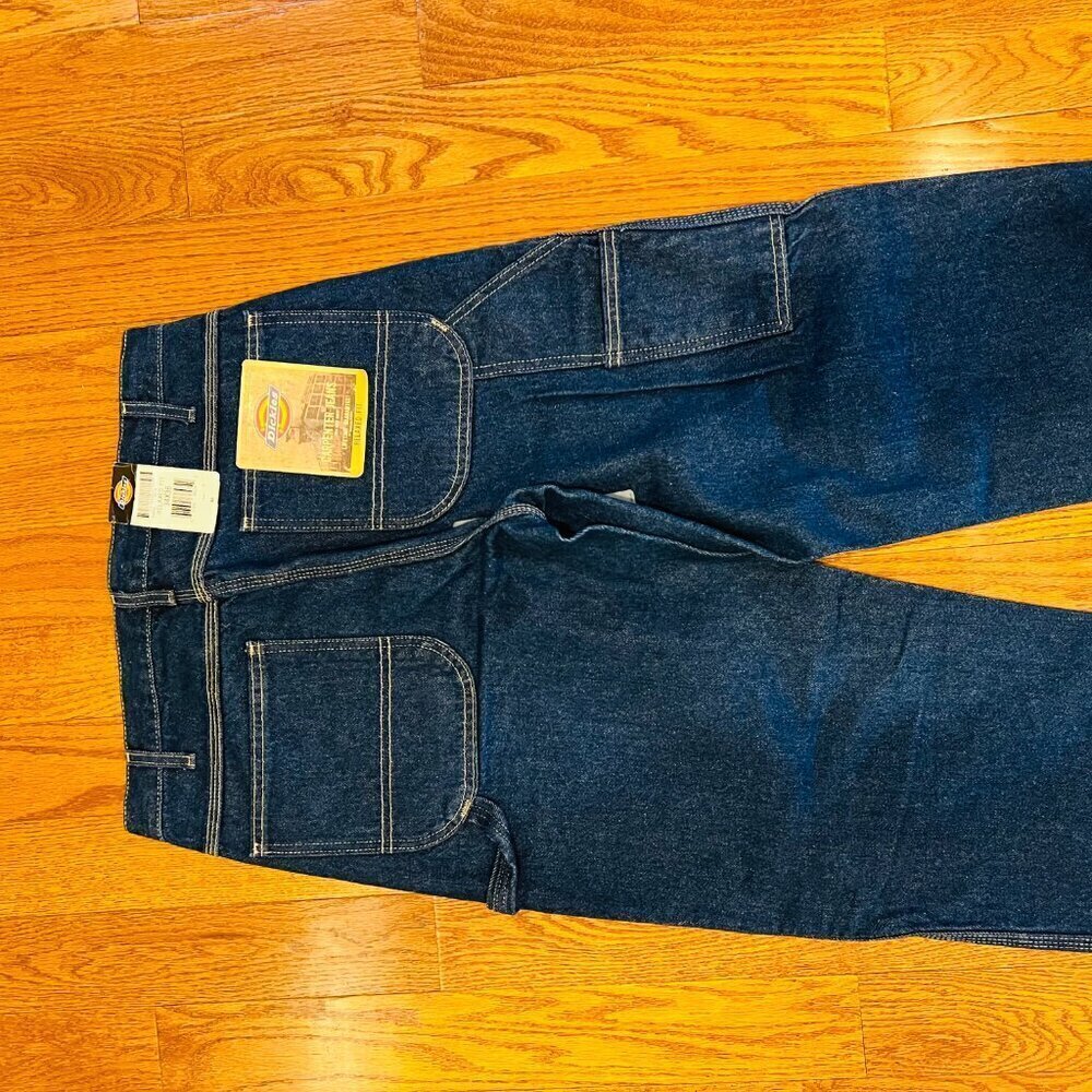 Lot of 2 DICKIES Brand New Carpenter Jeans Relaxed Fit 34 Waist - Picture 10 of 10